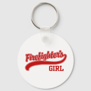 Firefighter's Girl Key Ring