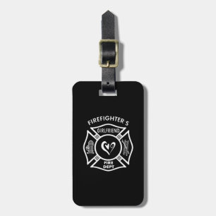 Firefighters Girlfriends Luggage Tag