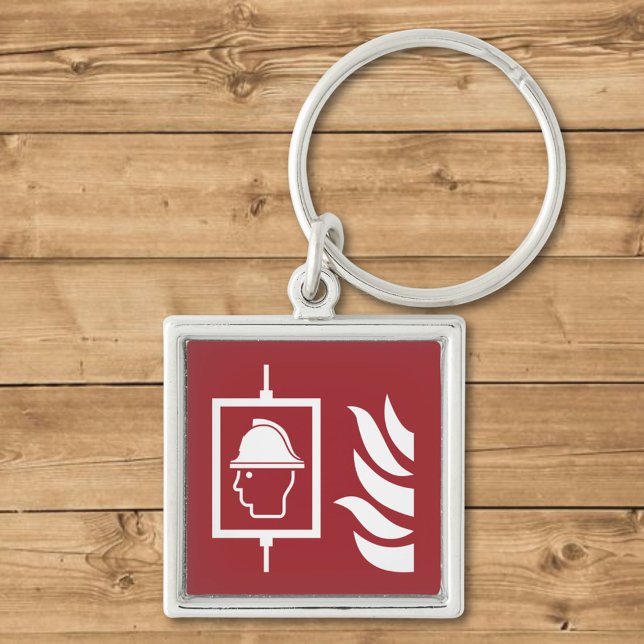 Firefighters Lift Safety Sign Key Ring (Creator Uploaded)