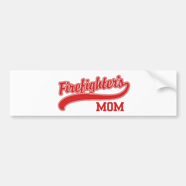 Firefighter's Mum Bumper Sticker (Front)