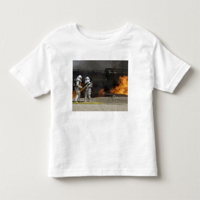 Firefighters neutralise a live fire toddler T-Shirt (Front)