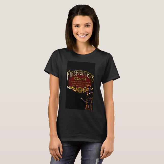 Firefighters Oath T-Shirt (Front Full)