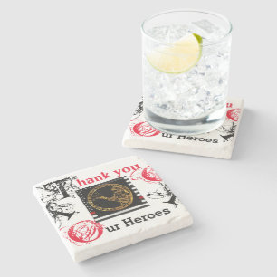 FIREFIGHTERS STONE COASTER