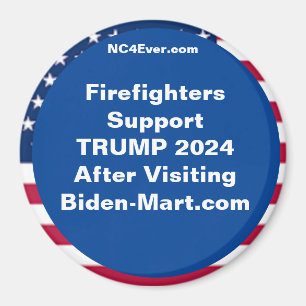 Firefighters Support TRUMP 2024 After Fridge Magnet