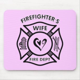 Firefighter's Wife Mousepad
