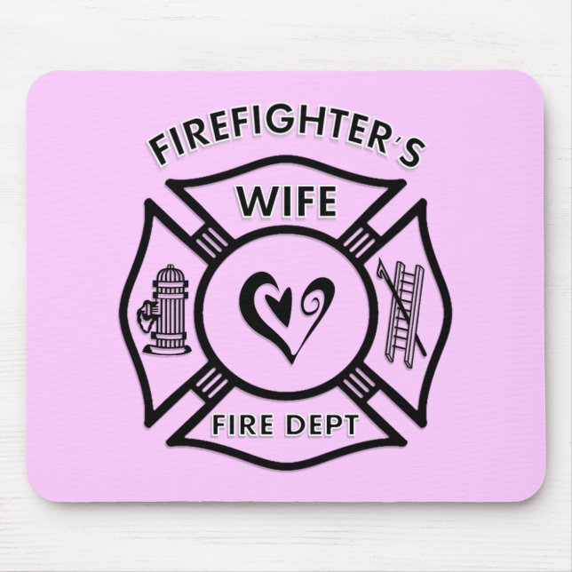 Firefighter's Wife Mousepad (Front)