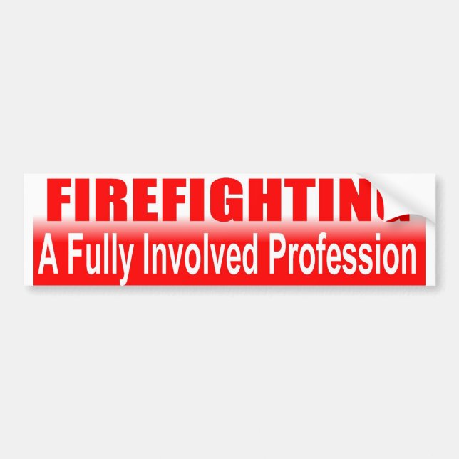 firefighting bumper sticker (Front)