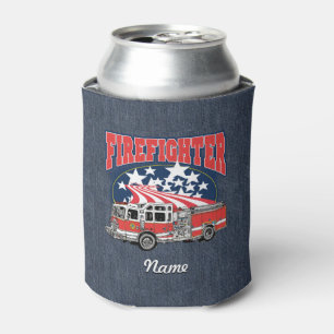 Firefighting Truck Can Cooler