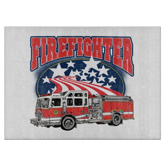 Firefighting Truck Cutting Board (Front)