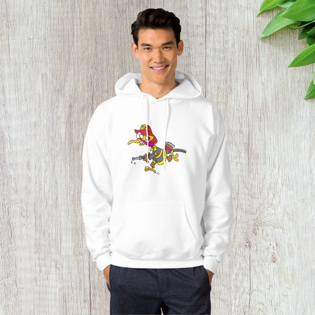 Firefighting Turkey Mens Hoodie (Creator Uploaded)