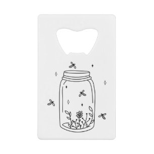Fireflies and Flowers Bottle Opener