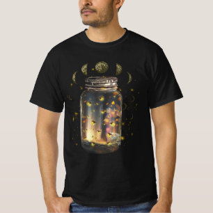 Fireflies Bugs In Jar Firefly Lightning Insects Gl T-Shirt