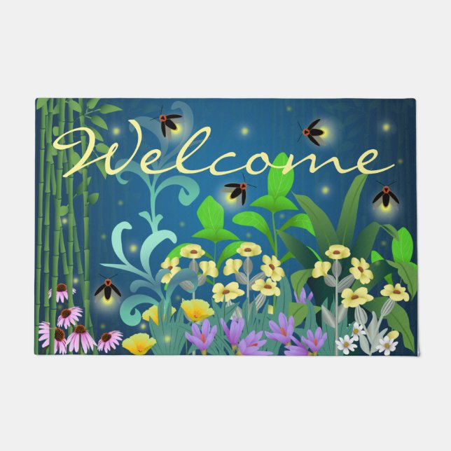 Fireflies Doormat (Front)