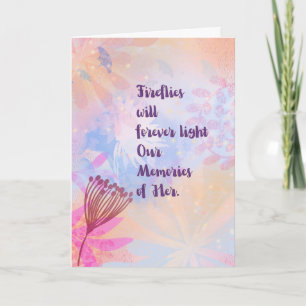Fireflies’ Flight Sympathy Card – Loss of a Child