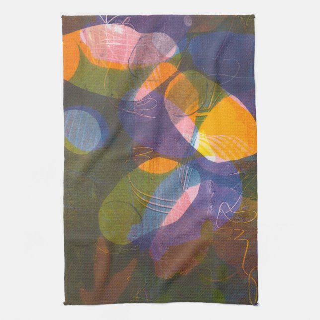 Fireflies I Tea Towel (Vertical)