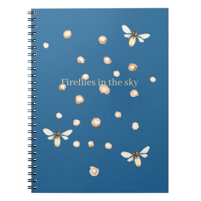 Fireflies in the Sky   Notebook (Front)