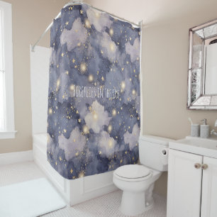 Fireflies in the Sky Stars Shower Curtain