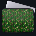Fireflies Laptop Sleeve<br><div class="desc">A Whimsical Green With Fireflies Laptop Sleeve For Traveling</div>