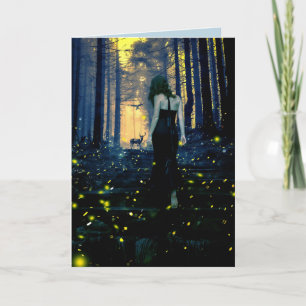 FIREFLIES LIGHTENING BUGS BIRTHDAY CARDS FOR HER