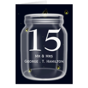 fireflies mason jar wedding table numbers