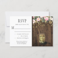 Fireflies Mason Jars String Lights Pink Gold RSVP