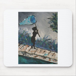fireflies mouse pad