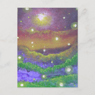 Fireflies Postcard