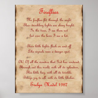 Fireflies Poster