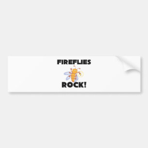 Fireflies Rock Bumper Sticker