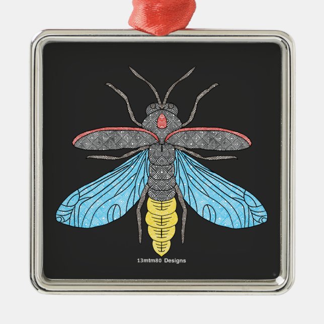Firefly (black) - Premium Ornament (Front)