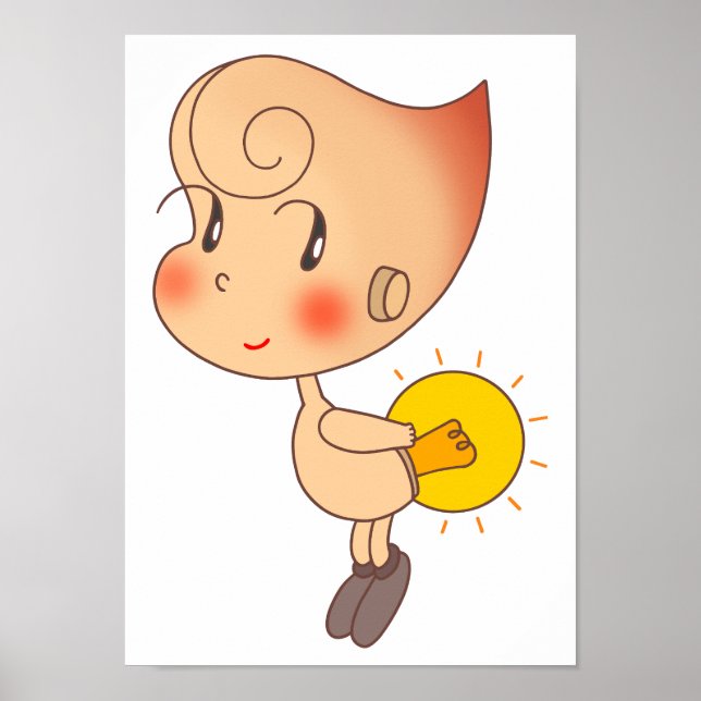 Firefly fairy that illuminates the heart. poster (Front)