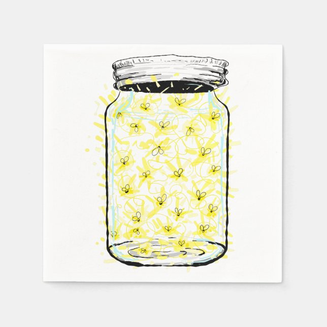 Firefly Frenzy Napkin (Front)