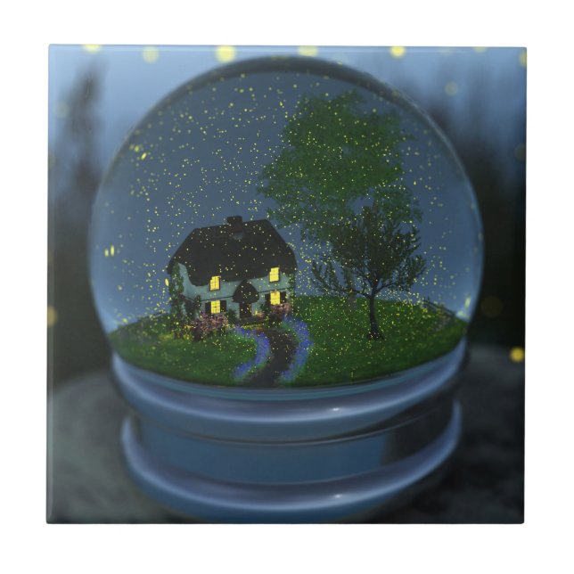 Firefly Globe Decorative Tile (Front)