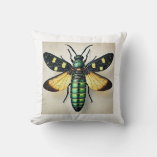 Firefly in the Wild 151024IREF219 - Watercolor Cushion
