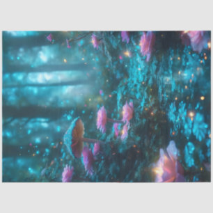Firefly Mushroom Forest Tissue Paper