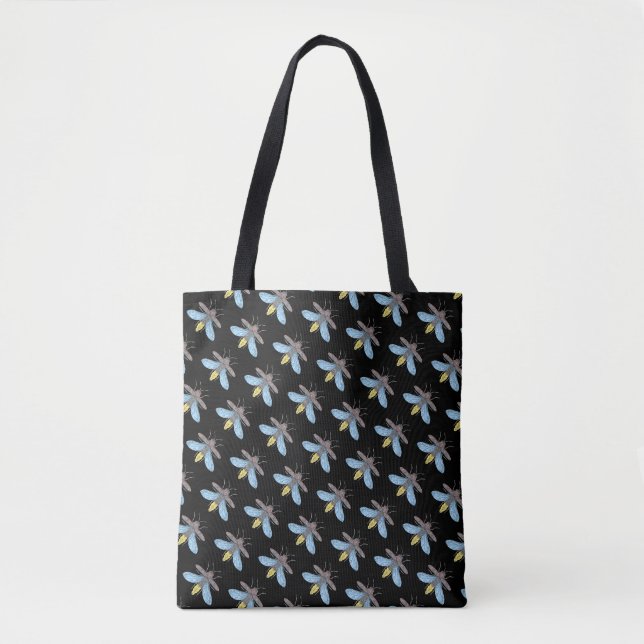 Firefly (pattern black) - Tote (Front)