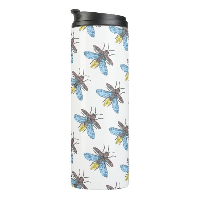 Firefly (pattern white) - Thermal Tumbler (Rotated Right)
