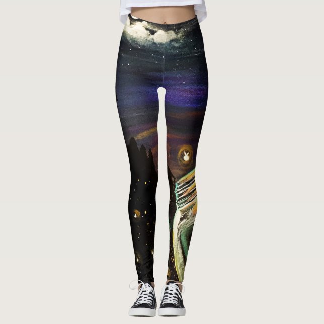 Firefly Sky Leggings (Front)