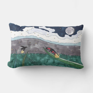 Firefly Throw Pillow Original Art