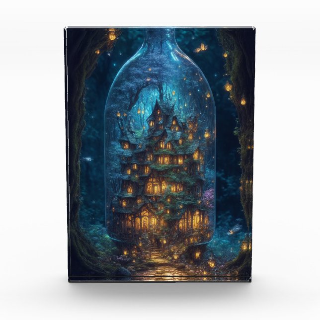 Firefly Village | Fantasy Digital Art  Photo Block (Front)