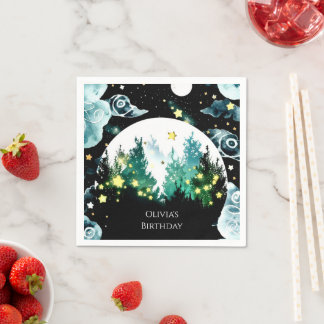 Firefly Whimsy Woodland Birthday Napkin