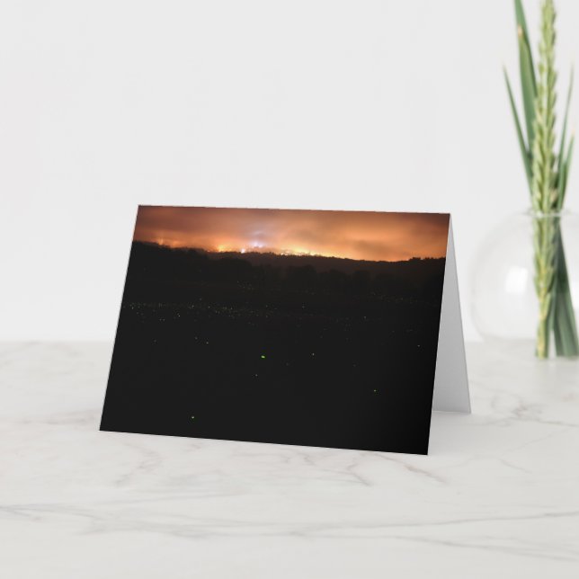 Fireflys at Night Card (Front)