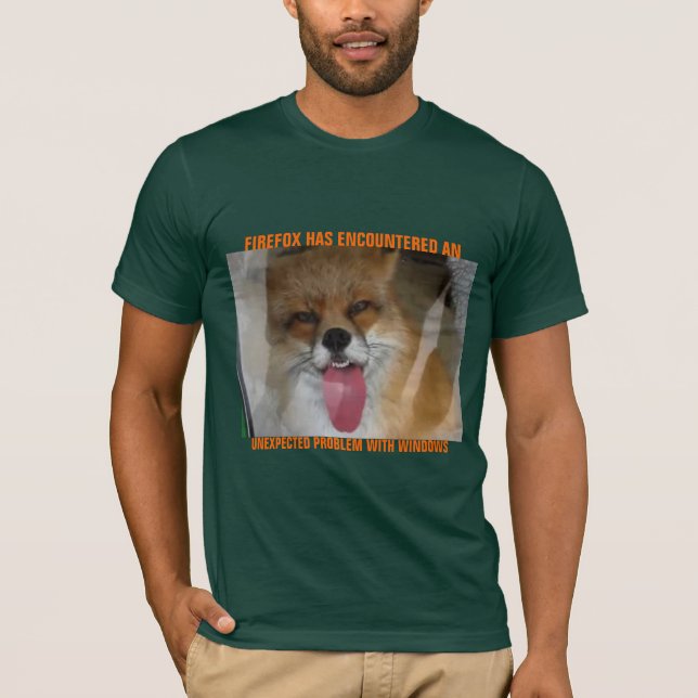 Firefox and Windows T-Shirt (Front)