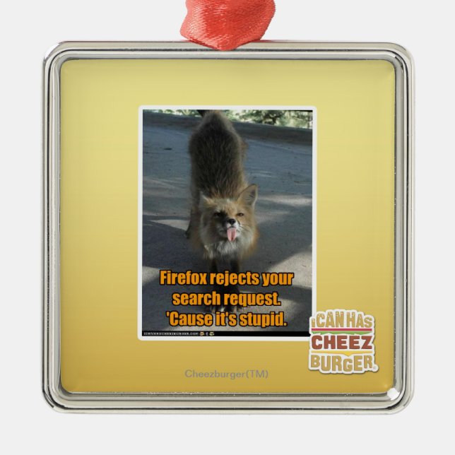 Firefox rejects metal tree decoration (Front)