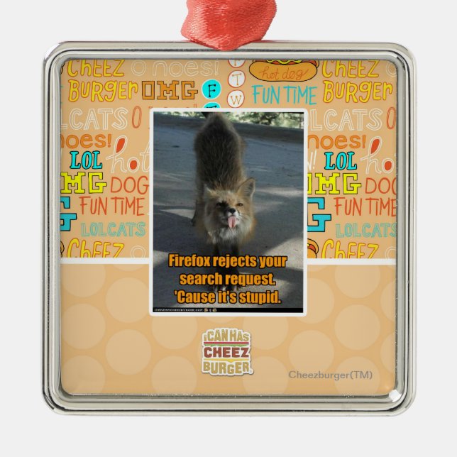 Firefox rejects metal tree decoration (Front)
