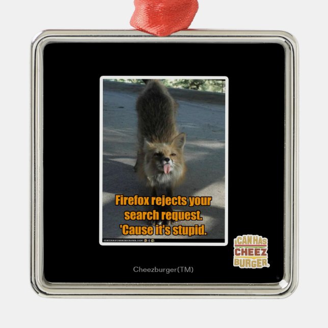 Firefox rejects metal tree decoration (Front)