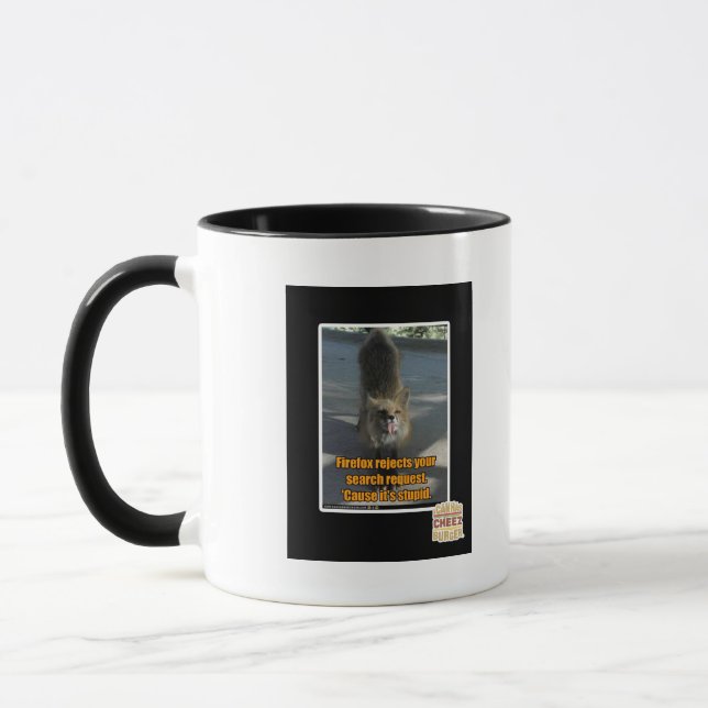 Firefox rejects mug (Left)