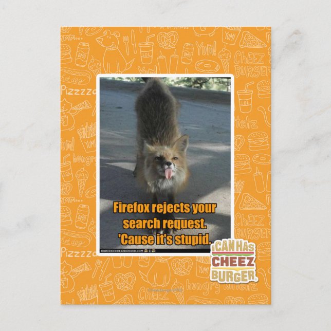 Firefox rejects postcard (Front)