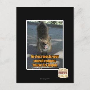 Firefox rejects postcard