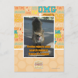 Firefox rejects postcard